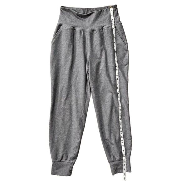 Old Navy Active Powersoft Go-Dry Heather Gray High Rise Legging Joggers Medium - Picture 9 of 11